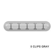 Load image into Gallery viewer, IKSNAIL Cable Holder Silicone Cable Organizer Flexible USB Winder Management Clips Holder For Mouse Keyboard Earphone Headset