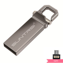 Laden Sie das Bild in den Galerie-Viewer, Suntrsi USB Flash Drive 2.0 Metal Pendrive High Speed USB Stick 32GB Pen Drive Real Capacity 16GB USB Flash Free Shipping