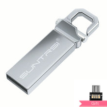 Laden Sie das Bild in den Galerie-Viewer, Suntrsi USB Flash Drive 2.0 Metal Pendrive High Speed USB Stick 32GB Pen Drive Real Capacity 16GB USB Flash Free Shipping