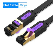 Laden Sie das Bild in den Galerie-Viewer, Vention Ethernet Cable RJ 45 Cat7 Lan Cable STP Network Cable 1M 2M 3m 5m 8m 10m 15M Patch Cord Cable for PC Router Laptop Cat 7
