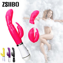 Load image into Gallery viewer, Erotic toys Rabbit Vibrator Female Masturbator Stimulator G-spot Massager  butt plug Sex Toys For Women Dildo vagina massager
