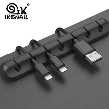 Load image into Gallery viewer, IKSNAIL Cable Holder Silicone Cable Organizer Flexible USB Winder Management Clips Holder For Mouse Keyboard Earphone Headset
