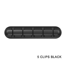 Load image into Gallery viewer, IKSNAIL Cable Holder Silicone Cable Organizer Flexible USB Winder Management Clips Holder For Mouse Keyboard Earphone Headset
